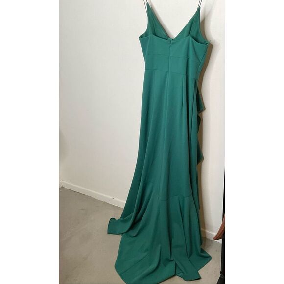 Adrianna Papell Cascade Ruffle Evening Dress - Picture 7 of 12